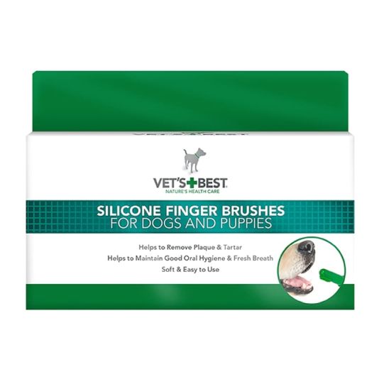 Vet's Best Silicon Finger Toothbrushes for Dogs - 5 Brushes