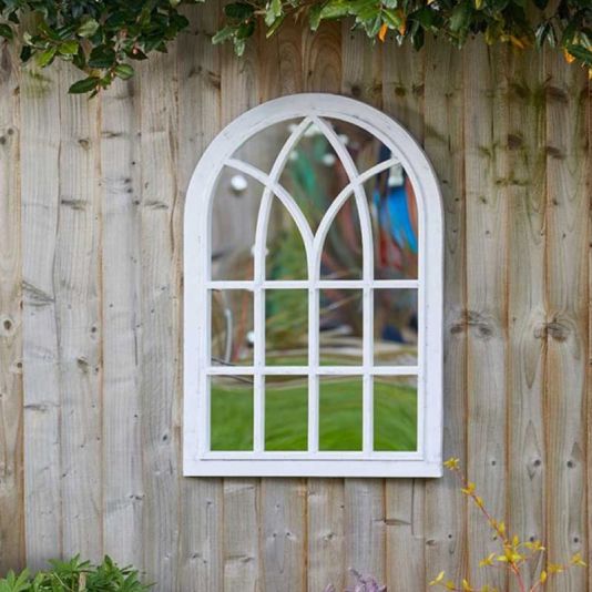 Victorian Silvergris Home & Garden Mirror