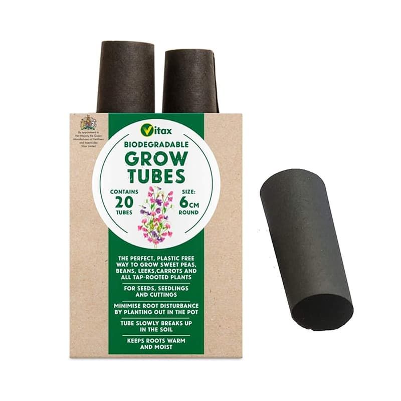 Vitax Biodegradable Grow Tubes - 20 Pack