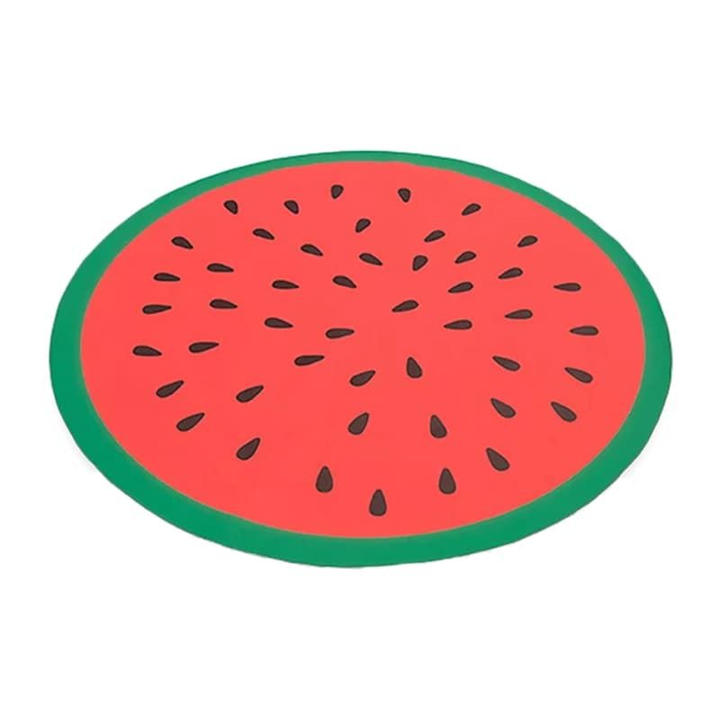 Watermelon Print Circular Cool Mat