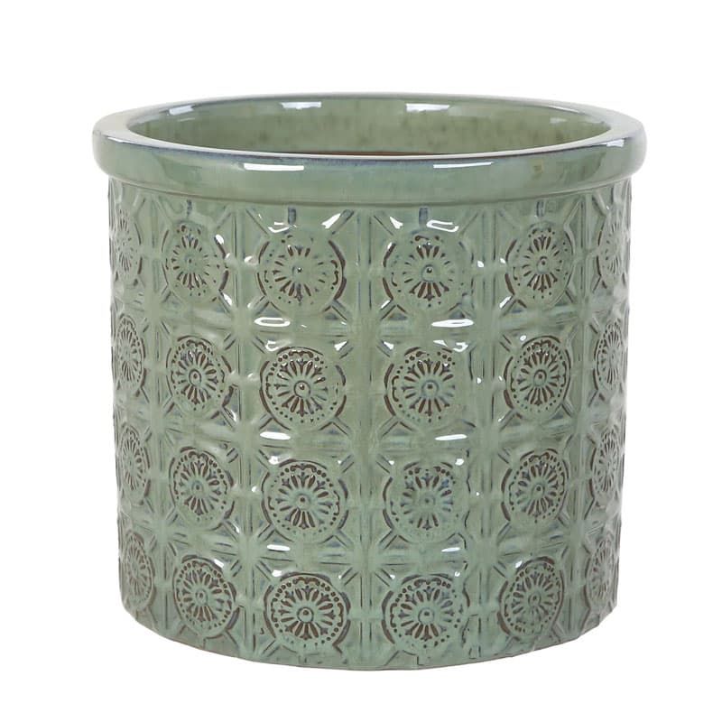 20cm Green Moroc Pot