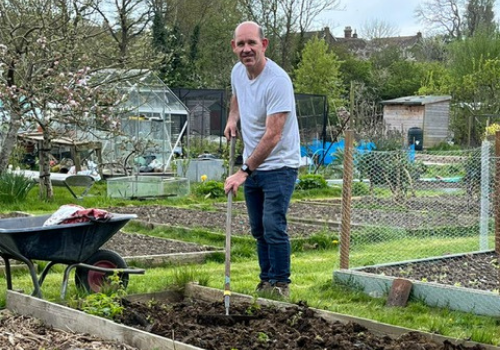 May on the allotment