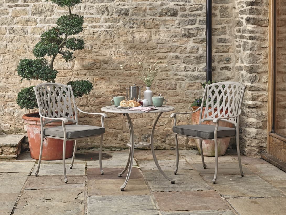 Garden Bistro Seating Set. Outdoor Table and Chairs. Garden Furniture Store Shop.