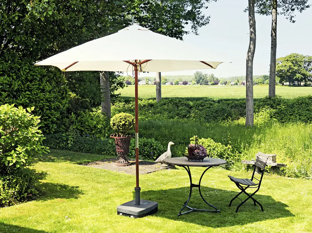 Tates of Sussex accessories, parasols and bases shop