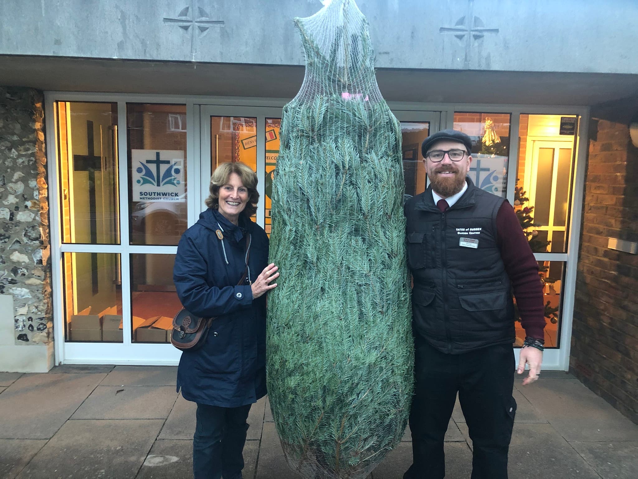 Local Horsham Christmas trees for sale.